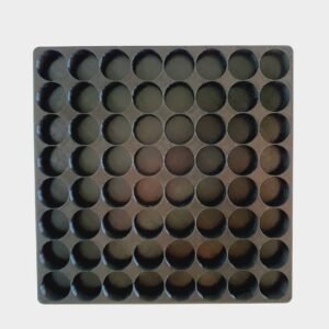 white background with image of black 3d printed essential oil storage tray