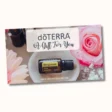 doterra digital gift card mockup Bergamot essential oil and roses