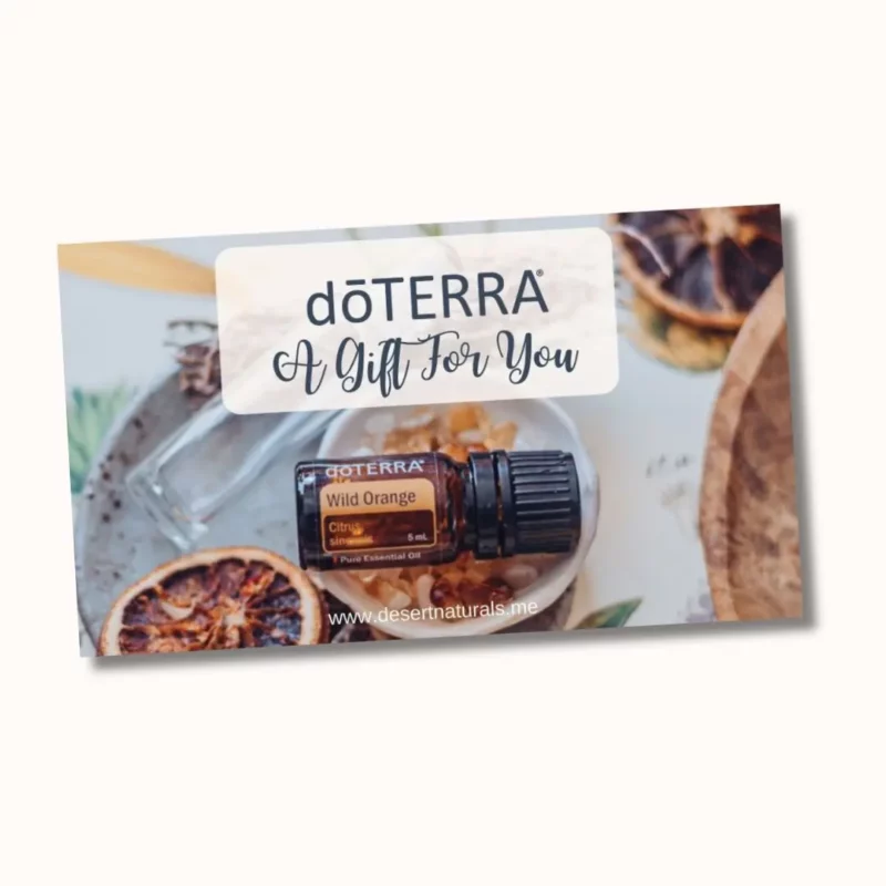 doterra gift card mockup wild orange digital doterra gift card mockup with wild orange essential oil