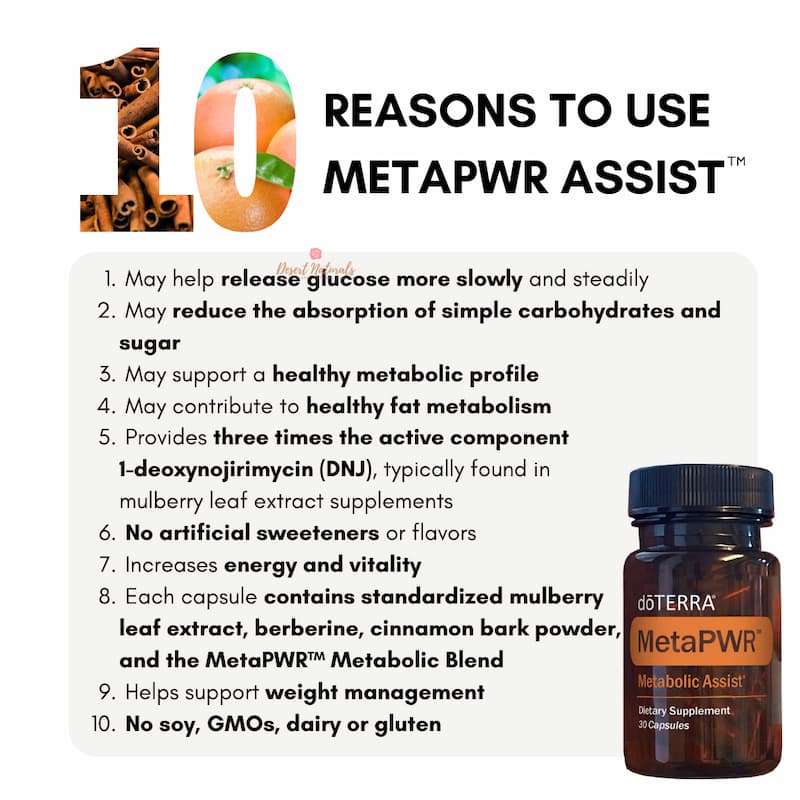 a list of 10 reasons to use doterra metapwr assist 