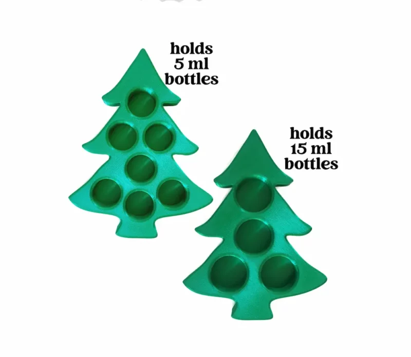 Christmas Tree essential oil bottle holder in 2 sizes