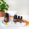 image of the doTERRA metapwr system products collection with a plant in the background