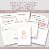 printable pages from the Self Care Planner download