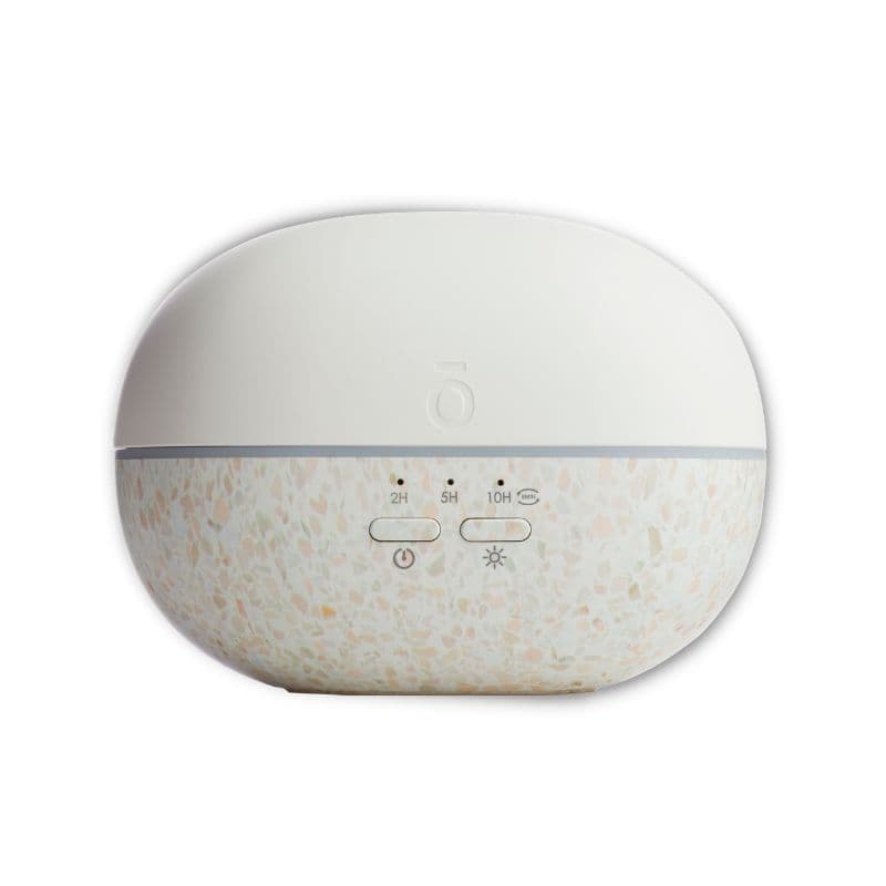 white background with image of doterra pebble diffuser