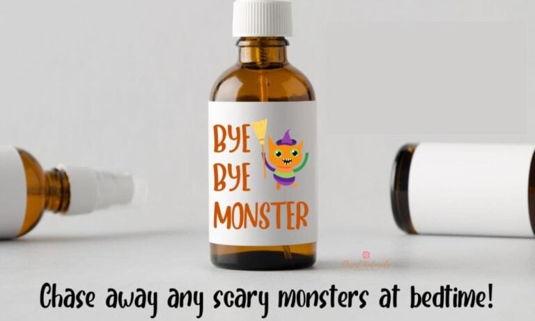 photo of monster sleep spray with essential oils for kids