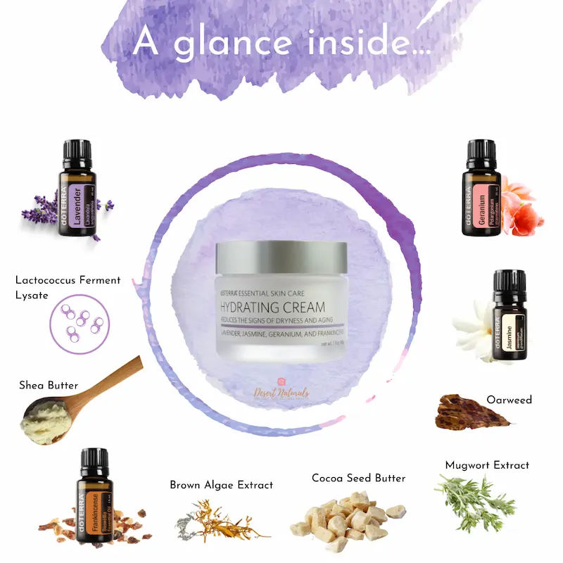 ingredients in the doterra hydrating cream
