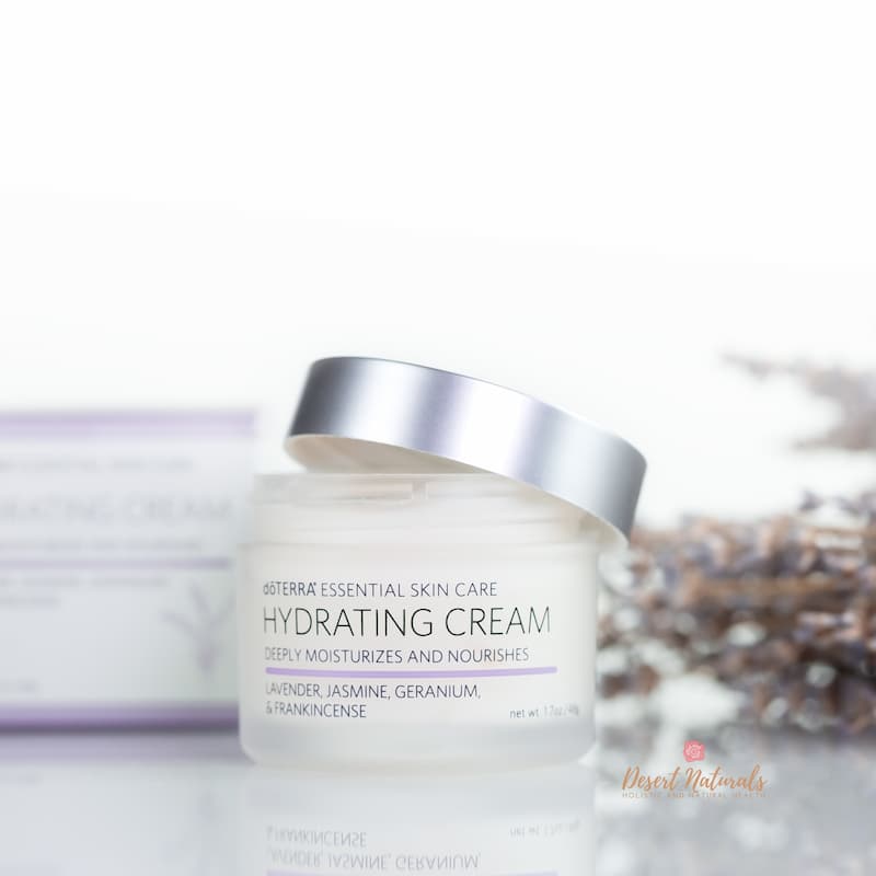 doterra hydrating cream photo of doterra hydrating cream with dried lavender