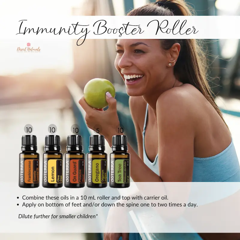essential oil immunity roller recipe with doTERRA oils
