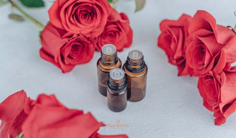 DIY Massage Oil with Essential Oil for Valentines Day