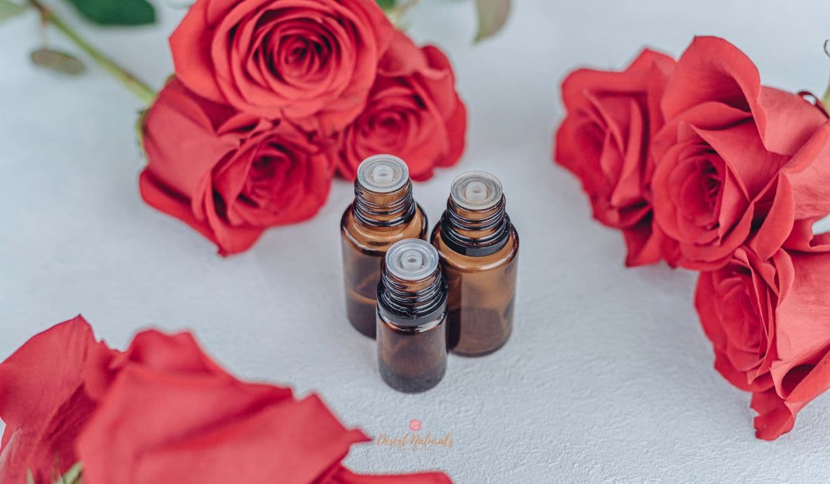 valentines massage oils with roses