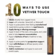 Vetiver Touch - 10 ways to use