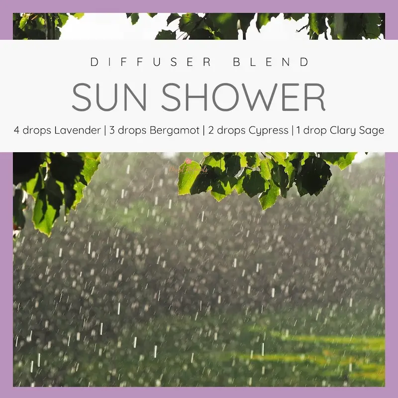 Sun Shower Essential Oil Diffuser Blend with Clary Sage