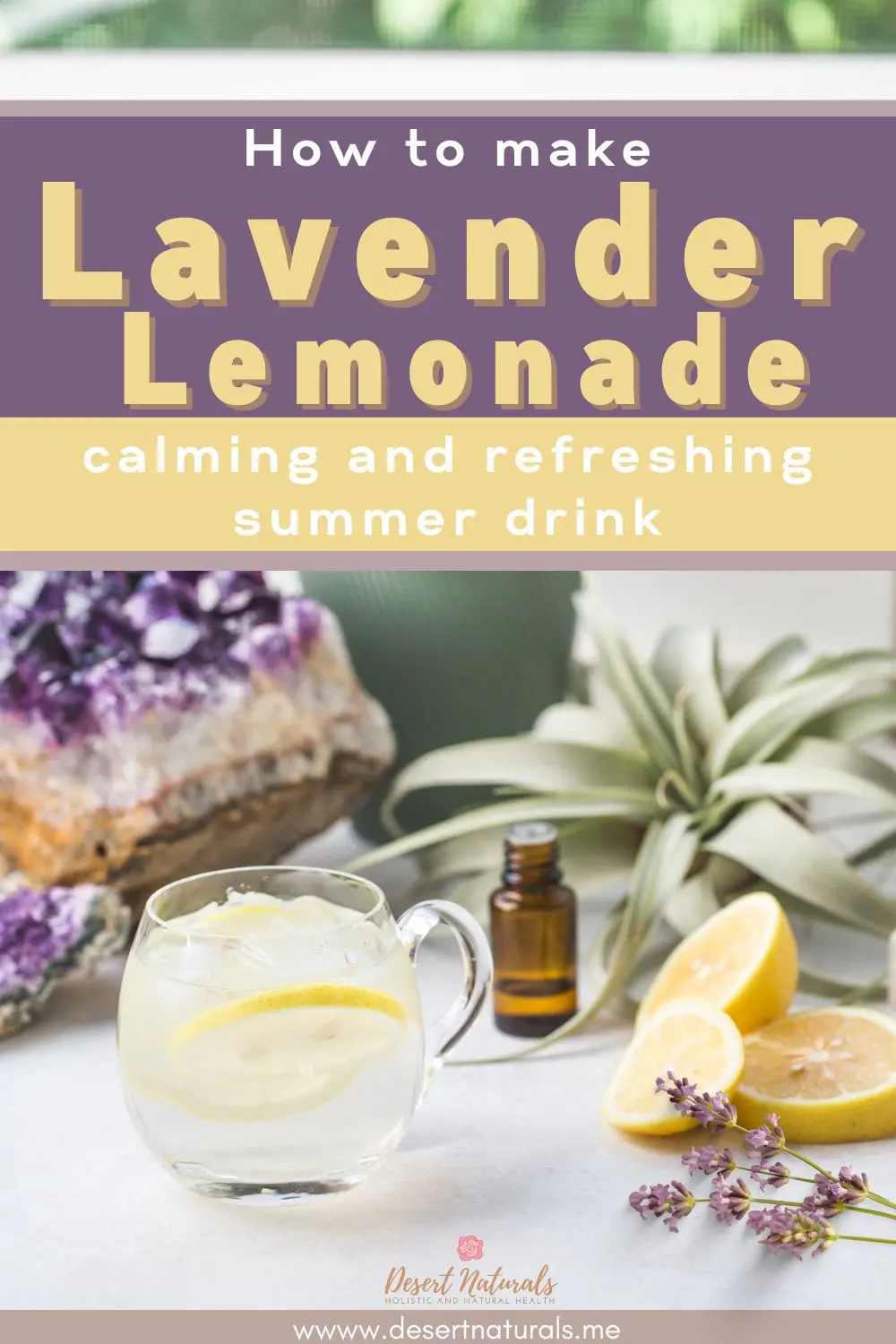 how to make lavender lemonade