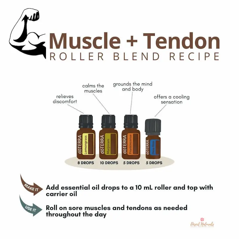 sore muscle and tendon support roller recipe for men