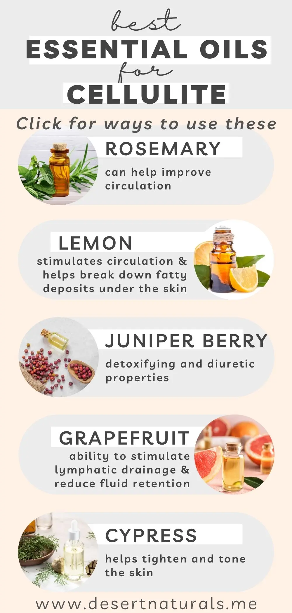 best essential oils for cellulite and benefits