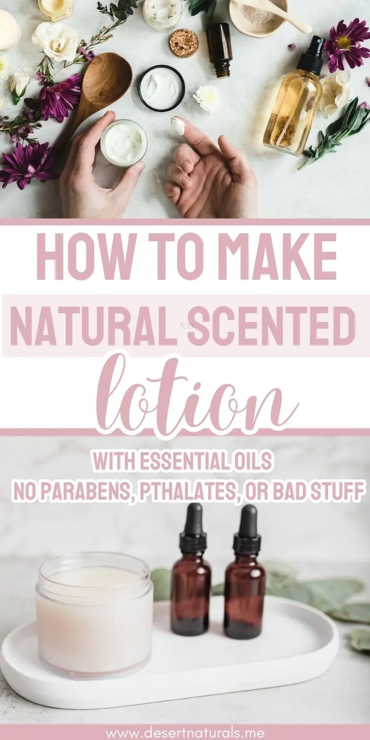 diy homemade natural lotion pin