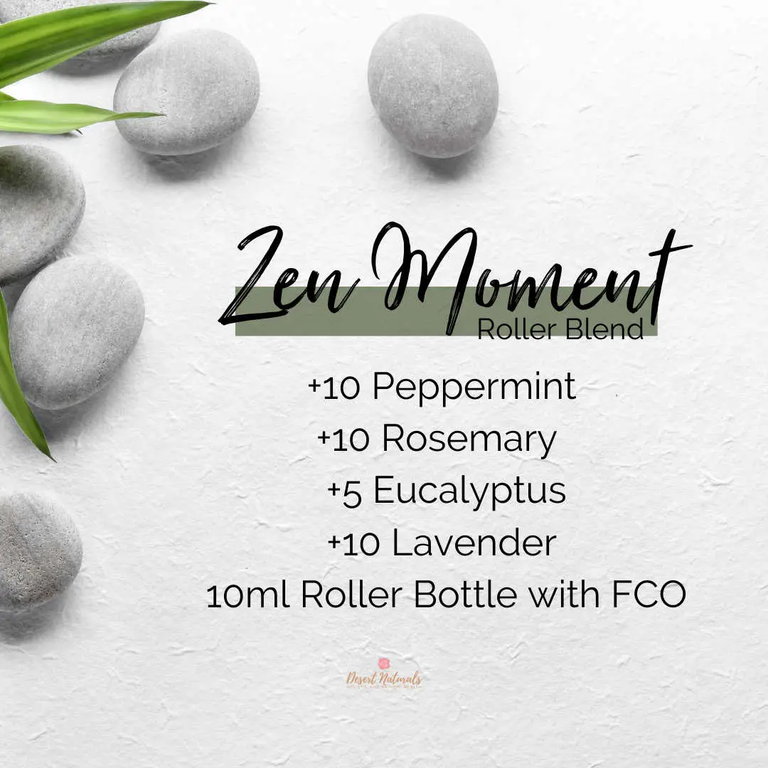 zen calming relaxing roller recipes