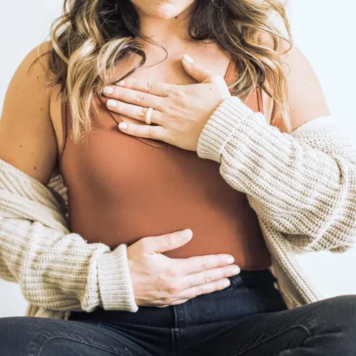 woman meditating