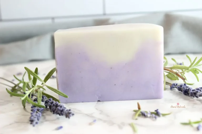 homemade lavender rosemary soap