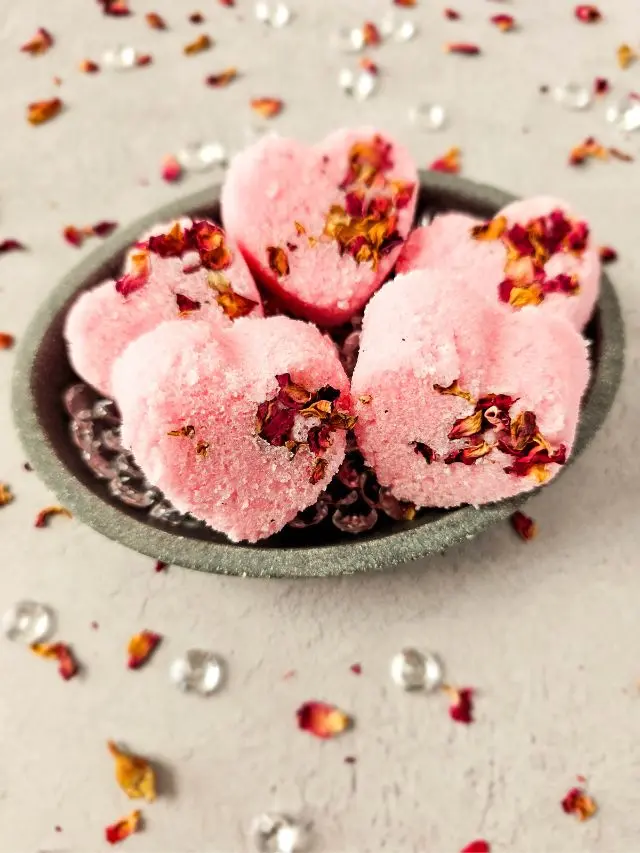 DIY Romance Shower Steamers for Valentine’s Day Story