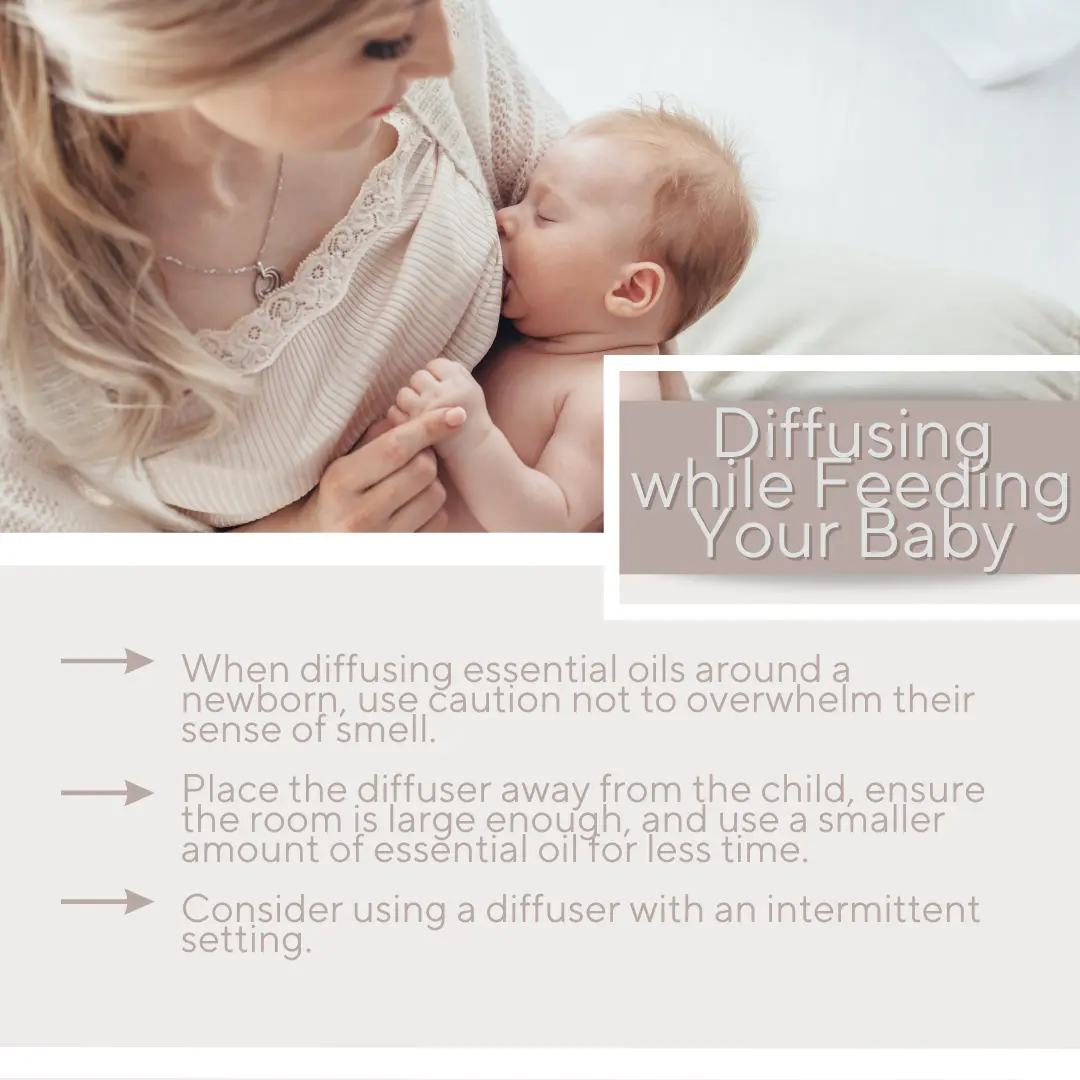 safety points to following while using an essential oil duffers and breastfeeding your baby
