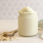 photo of homemade diy oatmeal body butter