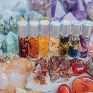 chakra crystals rollers
