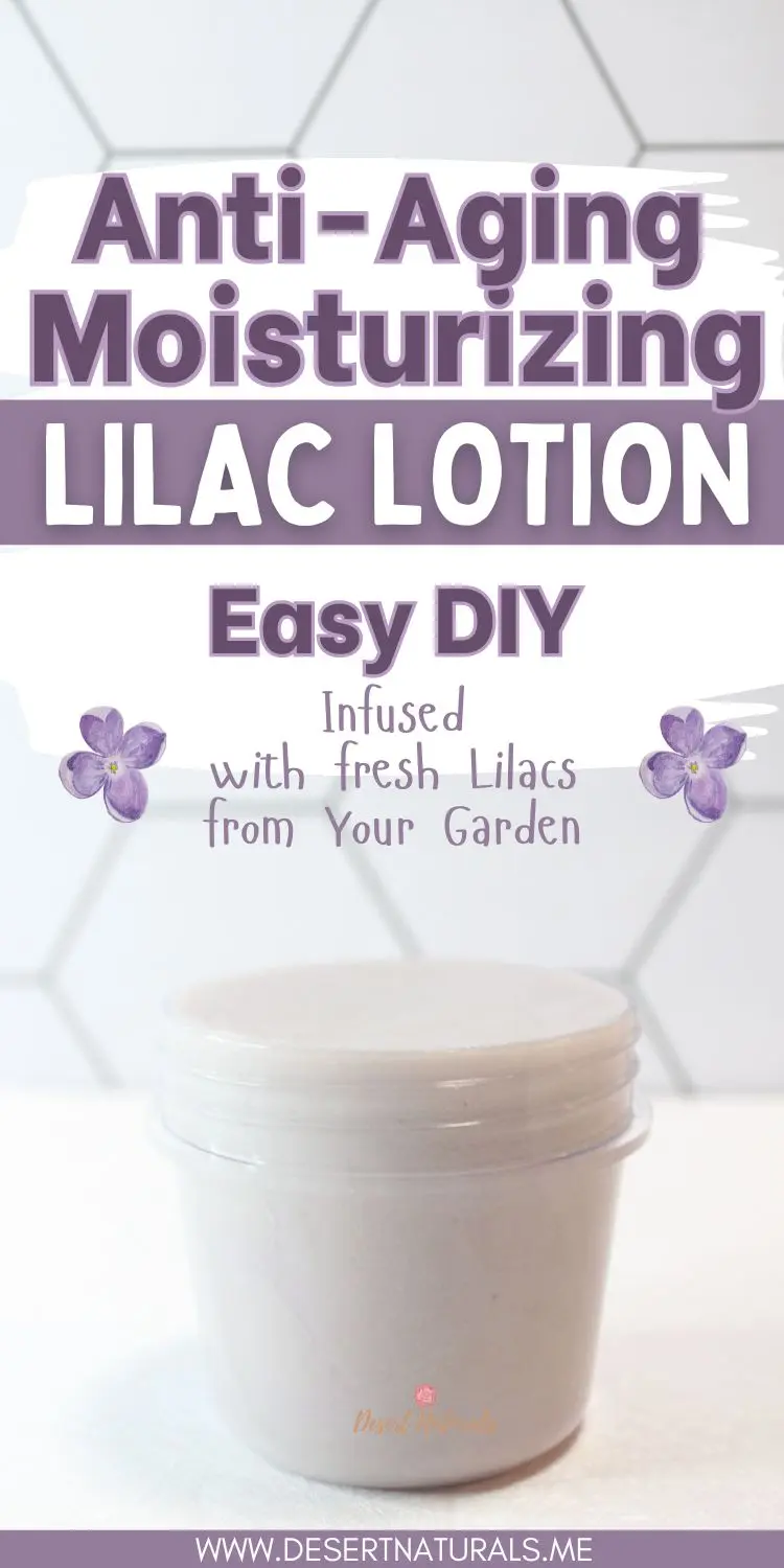 photo of homemade lilac lotion pinterest pin