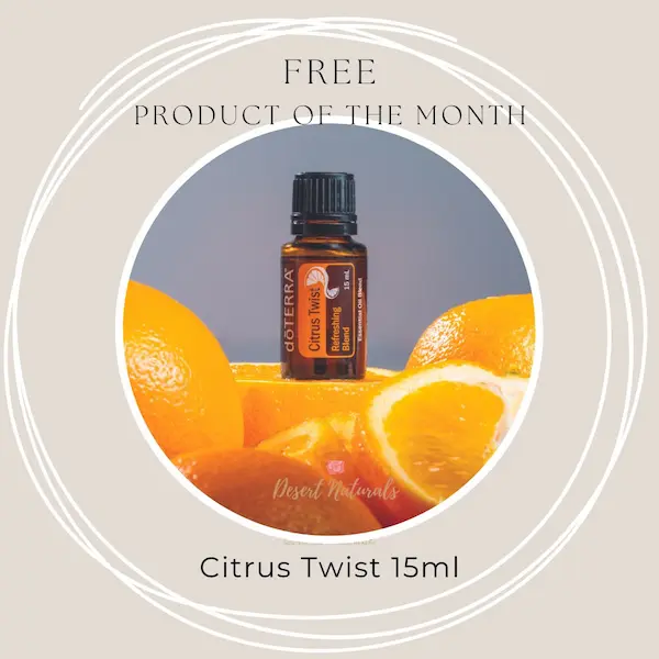 doTERRA POM free product for april 2024 is Citrus Twist