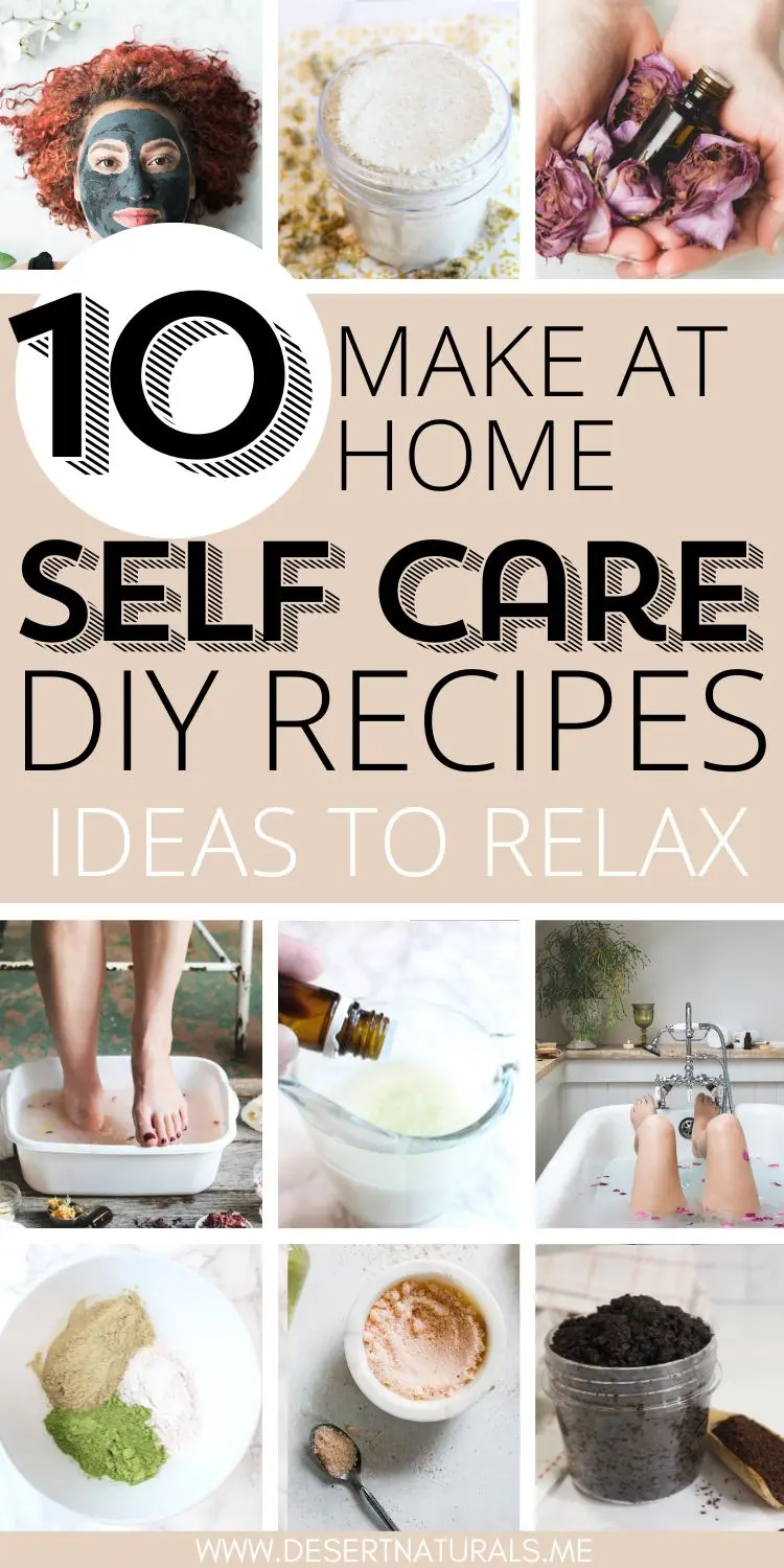 10 images of diy self care recipes to make at home
