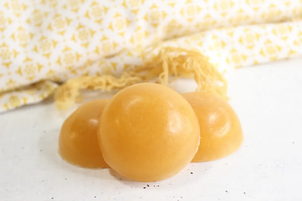 photo of homemade sea moss soaps