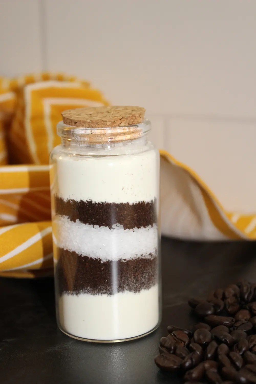 layered coffee bath salts pin