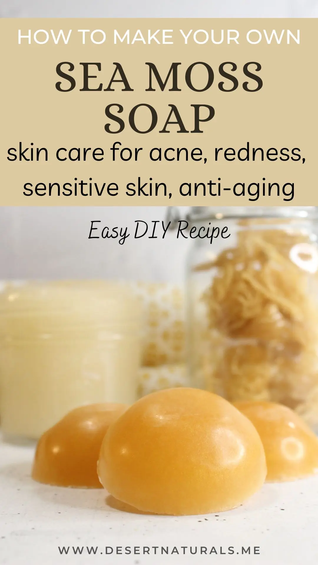 homemade sea moss soap