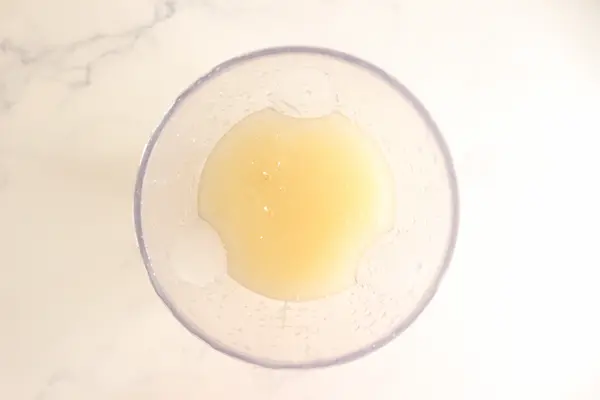 sea moss gel in a blender jar