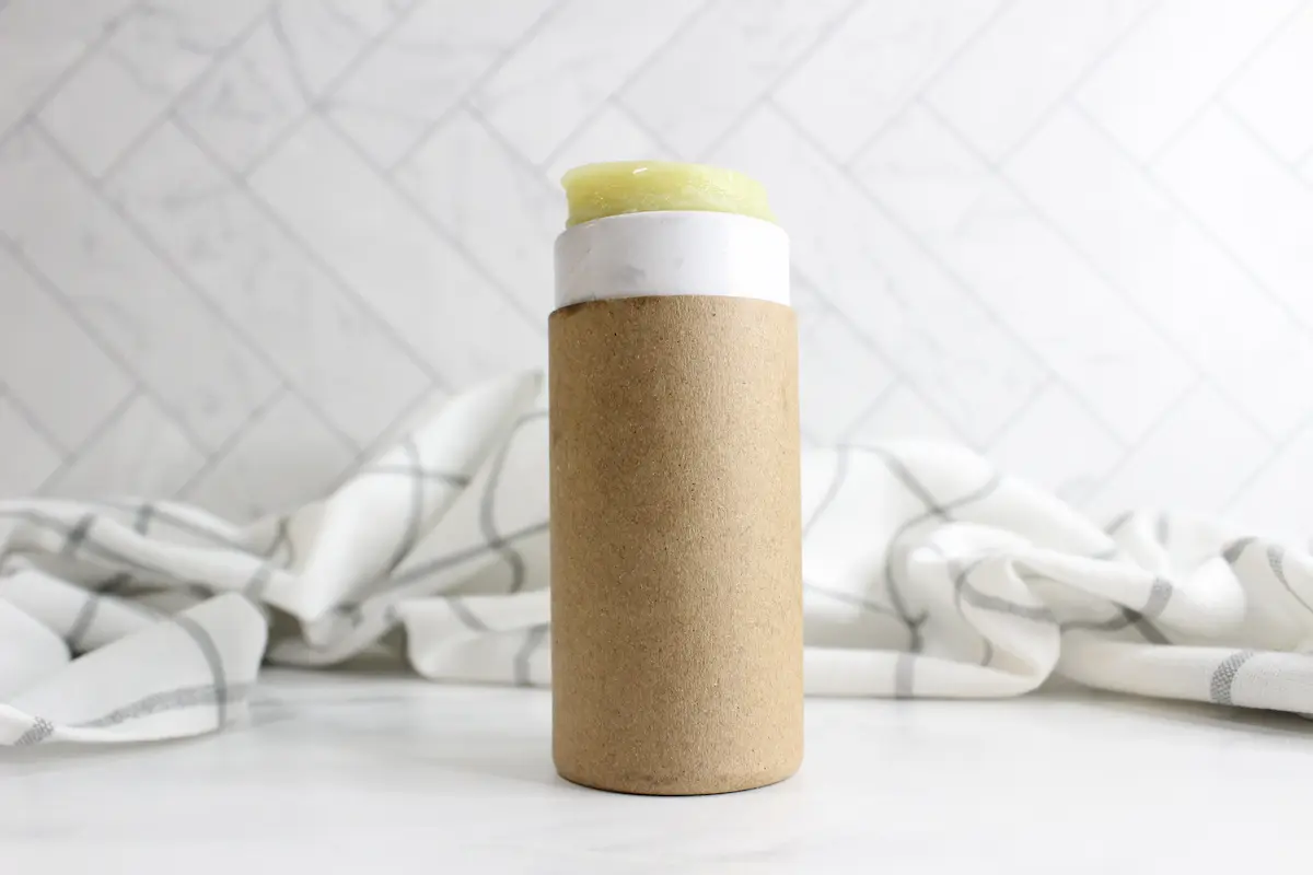 homemade tallow balm stick