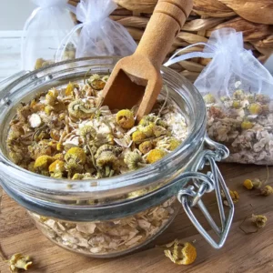 Oatmeal and Chamomile bath tea