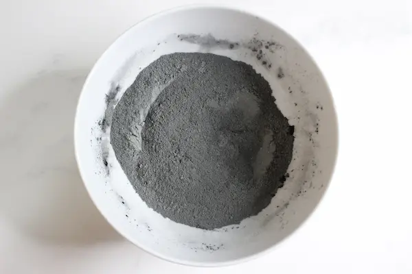 bowl of homemade armpit detox paste
