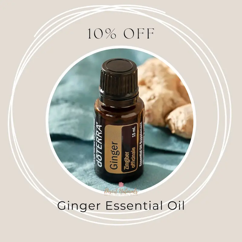 bottle of doTERRA Ginger is 10% off in January 2025
