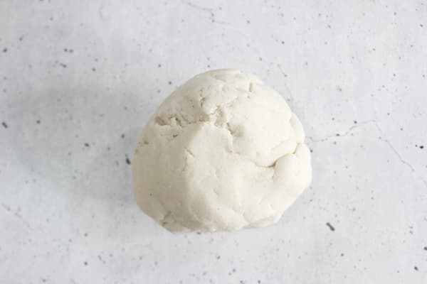 ball of homemade no bake diffuser ornament dough