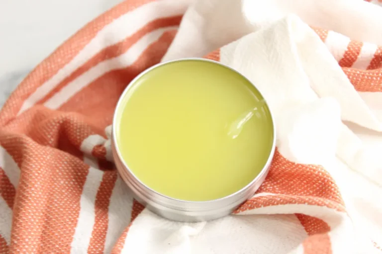 tin of homemade sleep salve