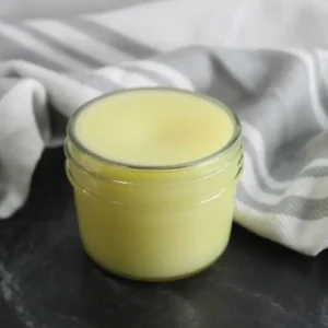 jar of homemade vaseline