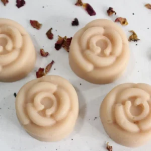 Moisturizing Rose Lotion Bars DIY Recipe 25 homemade rose lotion bars with dried rose petals