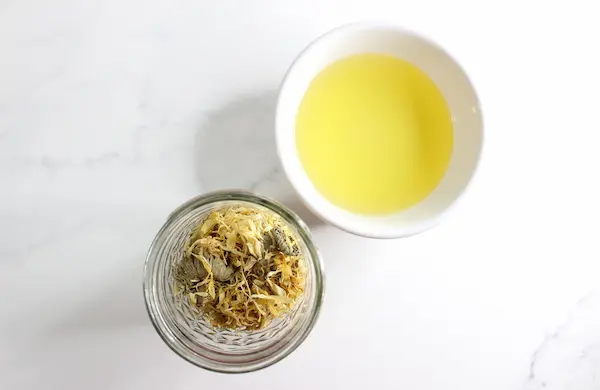 diy honey calendula facial cleanser 3
