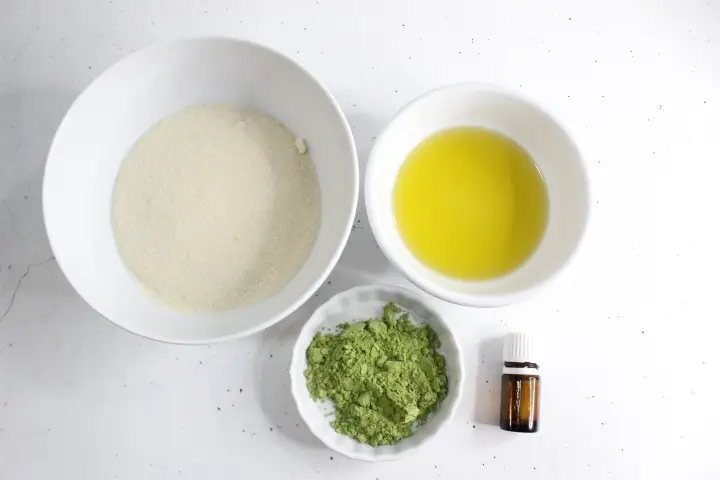 matcha sugar scrub 12