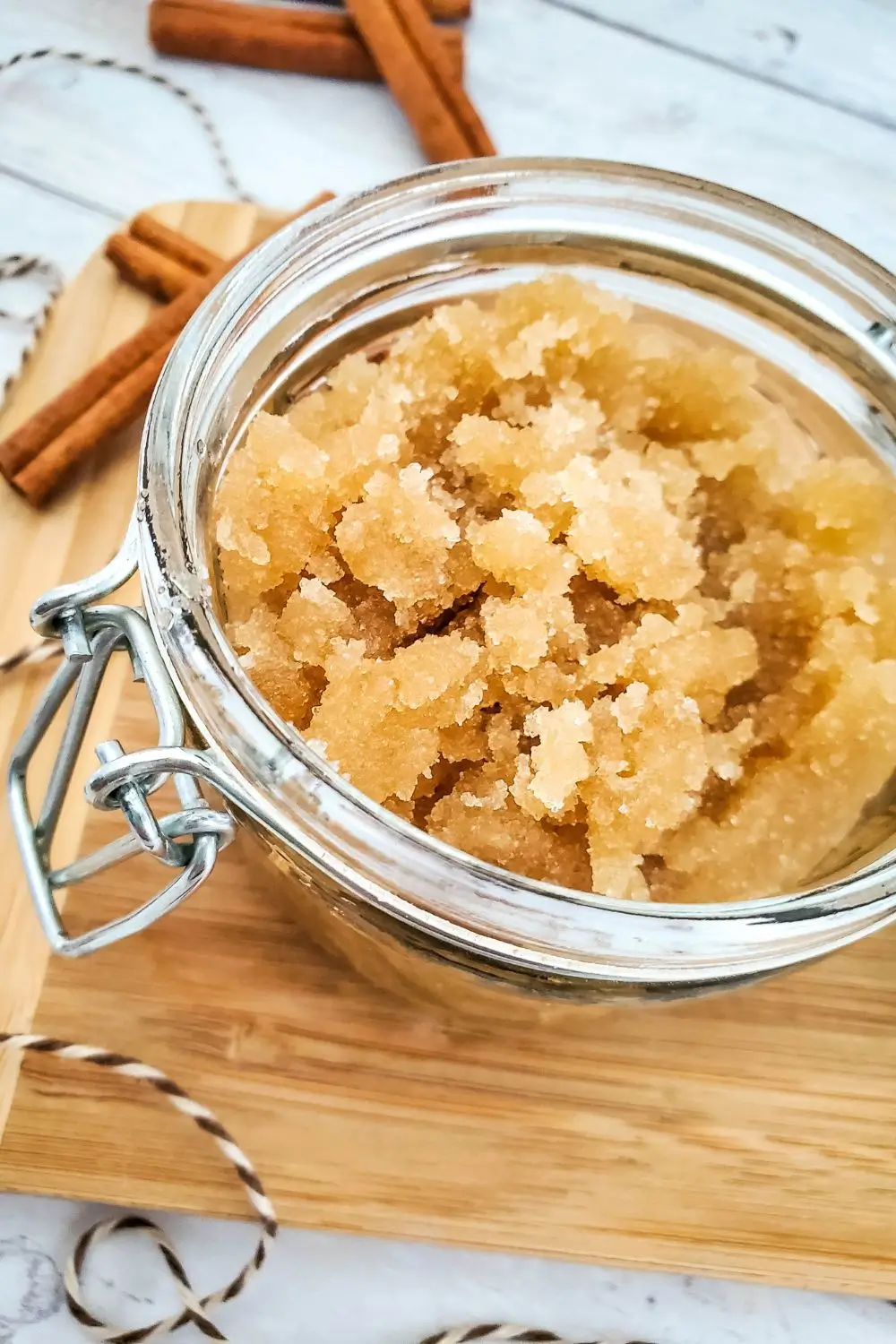 cinnamon apple sugar scrub