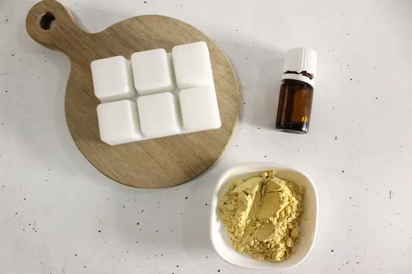 ingredients needed to make pumpkin spice soap