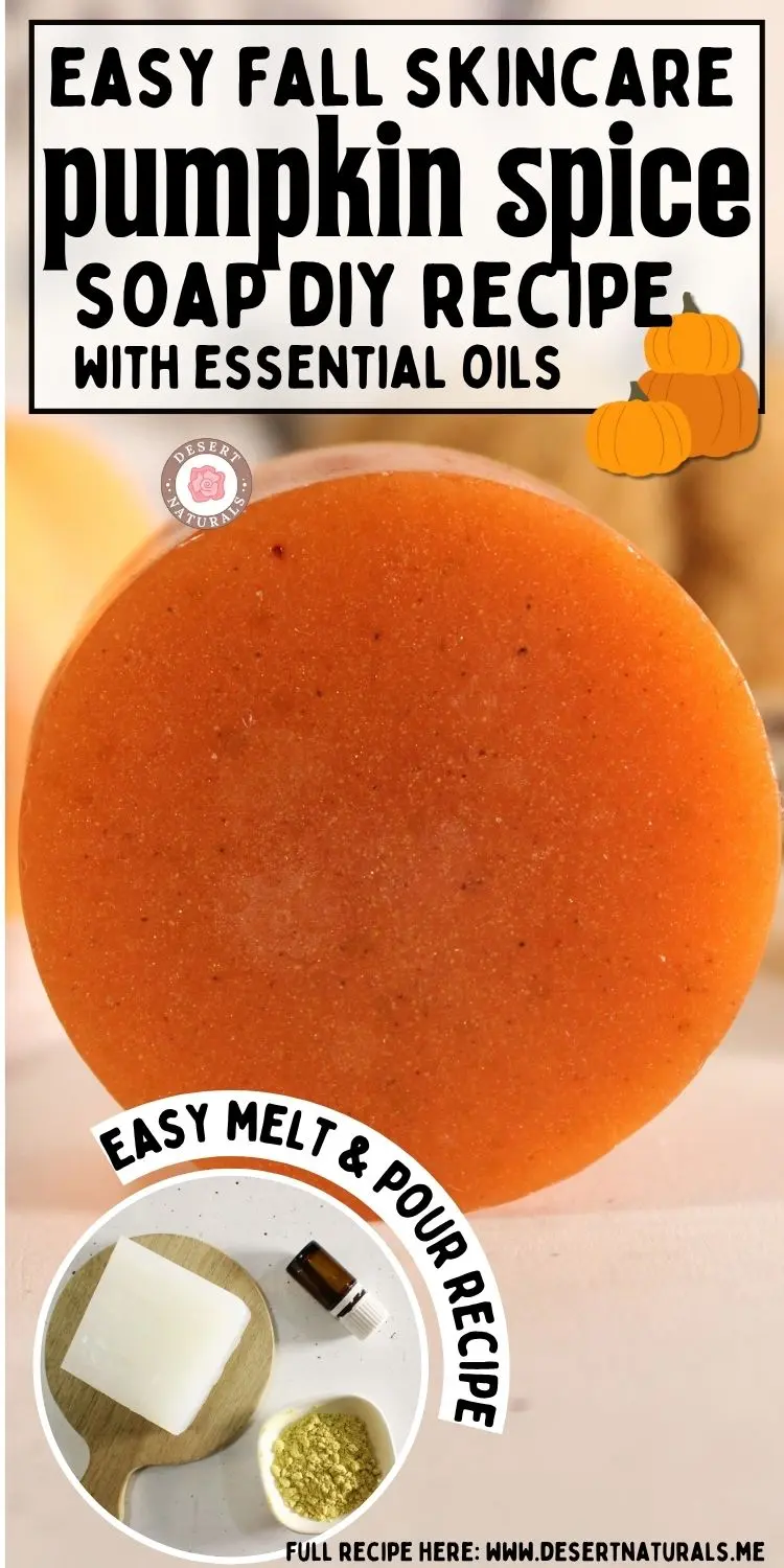 image of diy pumpkin pie soap