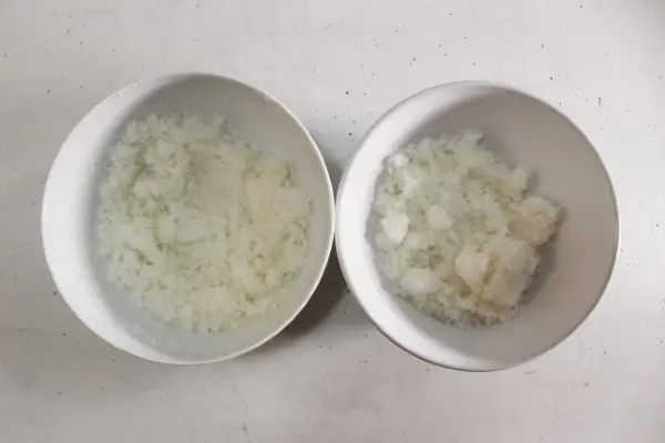 2 bowls of sugar scrub mixture