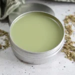 tin of homemade oregano salve