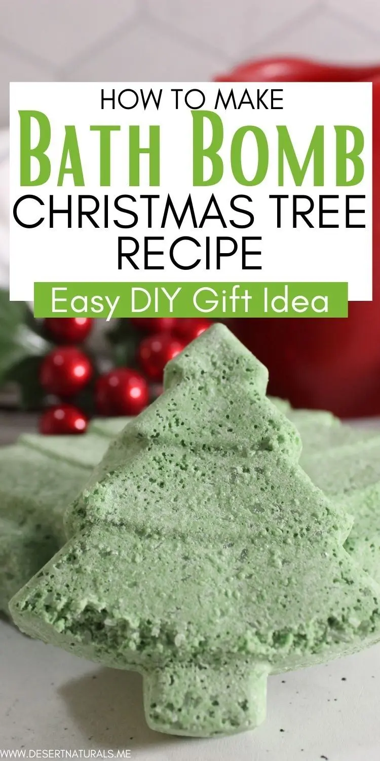 Charming Christmas Tree Bath Bombs Recipe 25 DIY Christmas Tree bath bomb